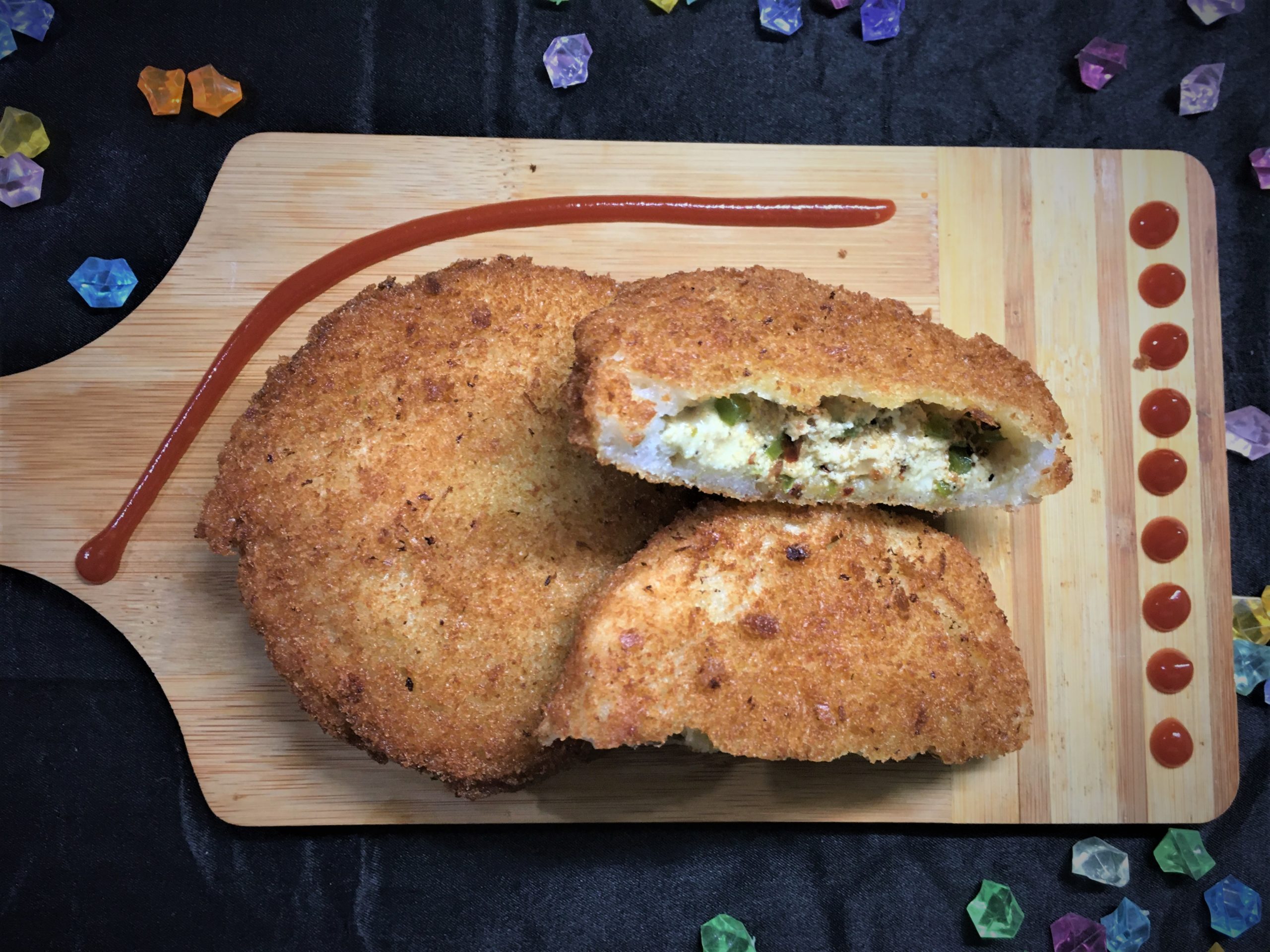 Crispy Paneer Pockets Recipe