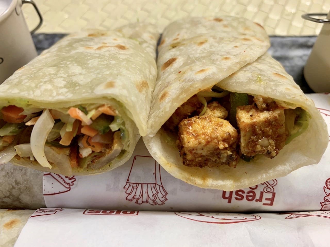 Paneer Kathi Roll Recipe