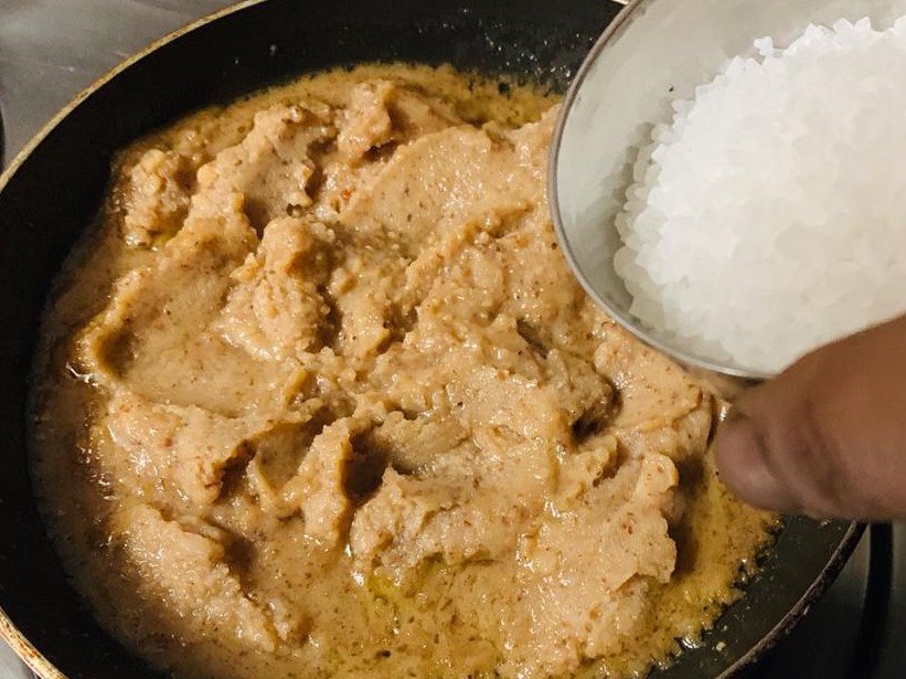 Instant Badam Halwa / Almond Pudding Recipe