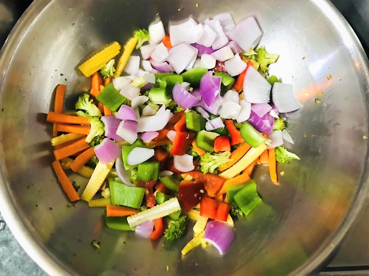 Creamy Vegetable Fusilli Pasta Recipe