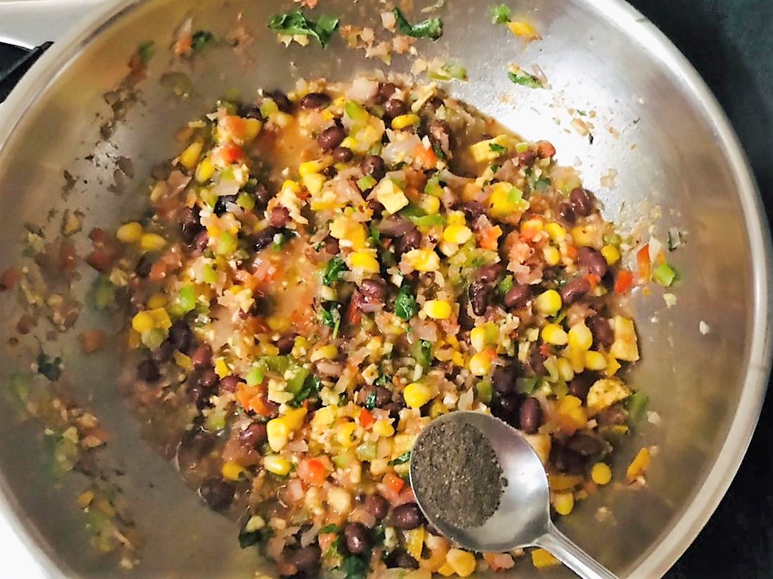 6 Layered Fusion Mexican Rice Dish Recipe