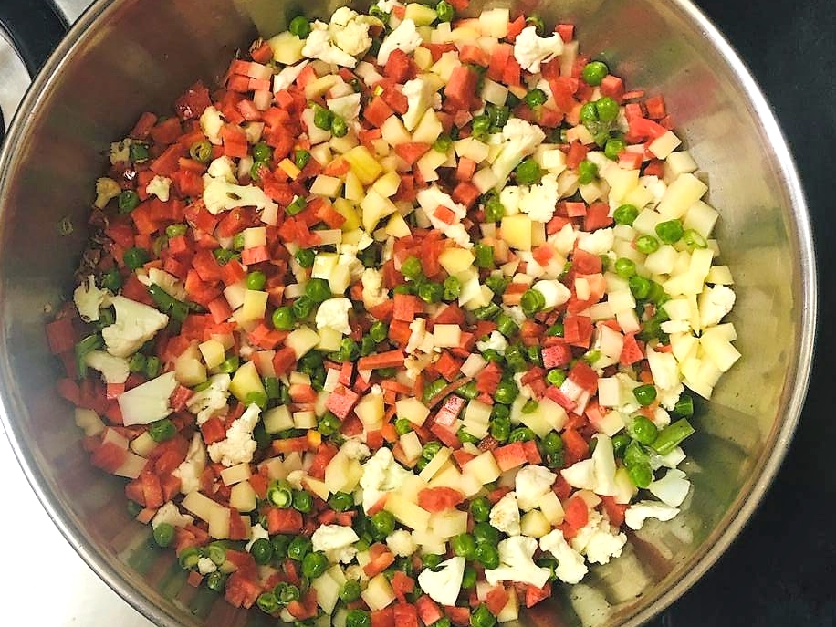 Vegetable Frankie Recipe