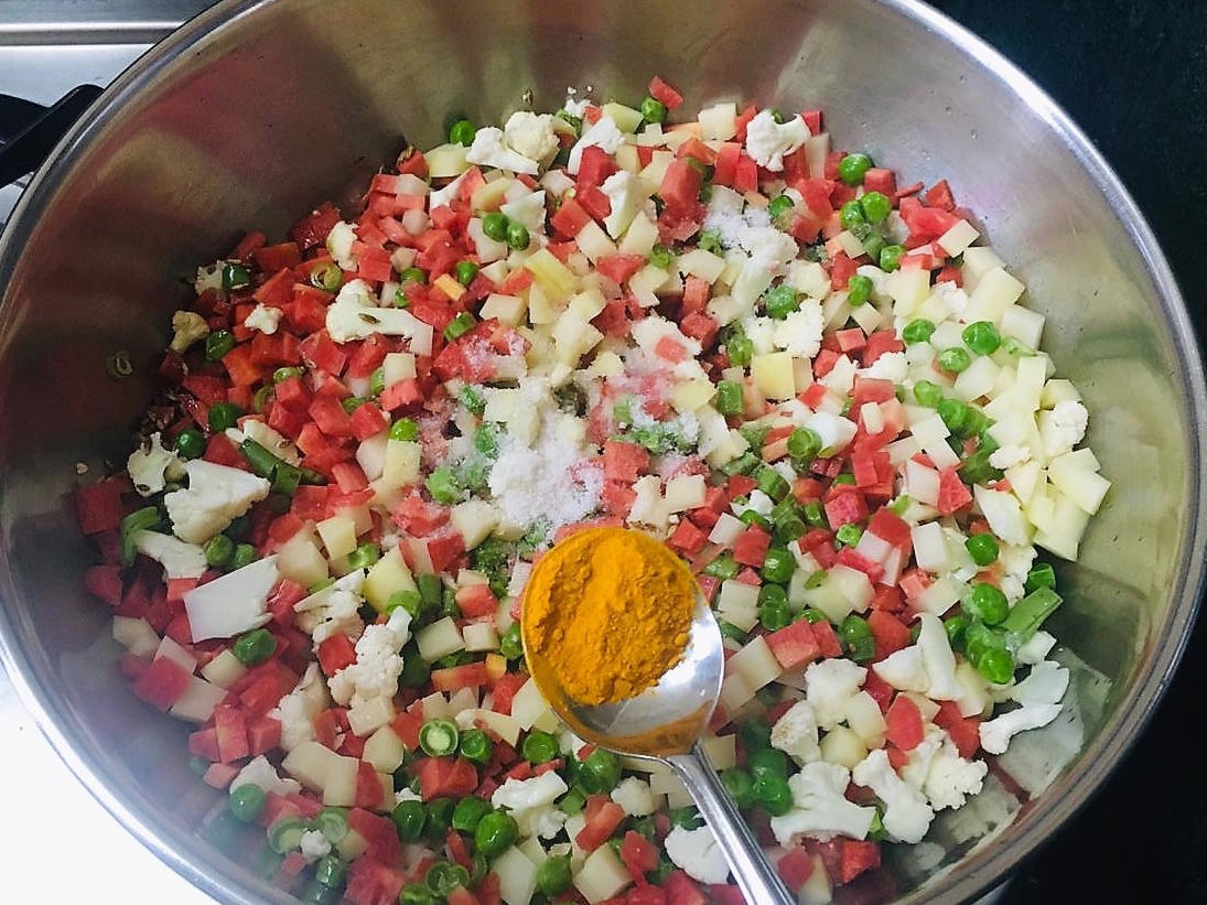 Vegetable Frankie Recipe