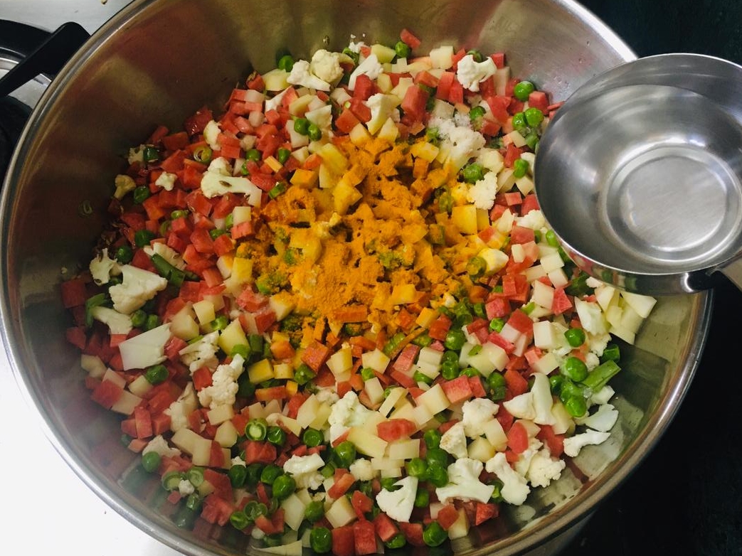 Vegetable Frankie Recipe