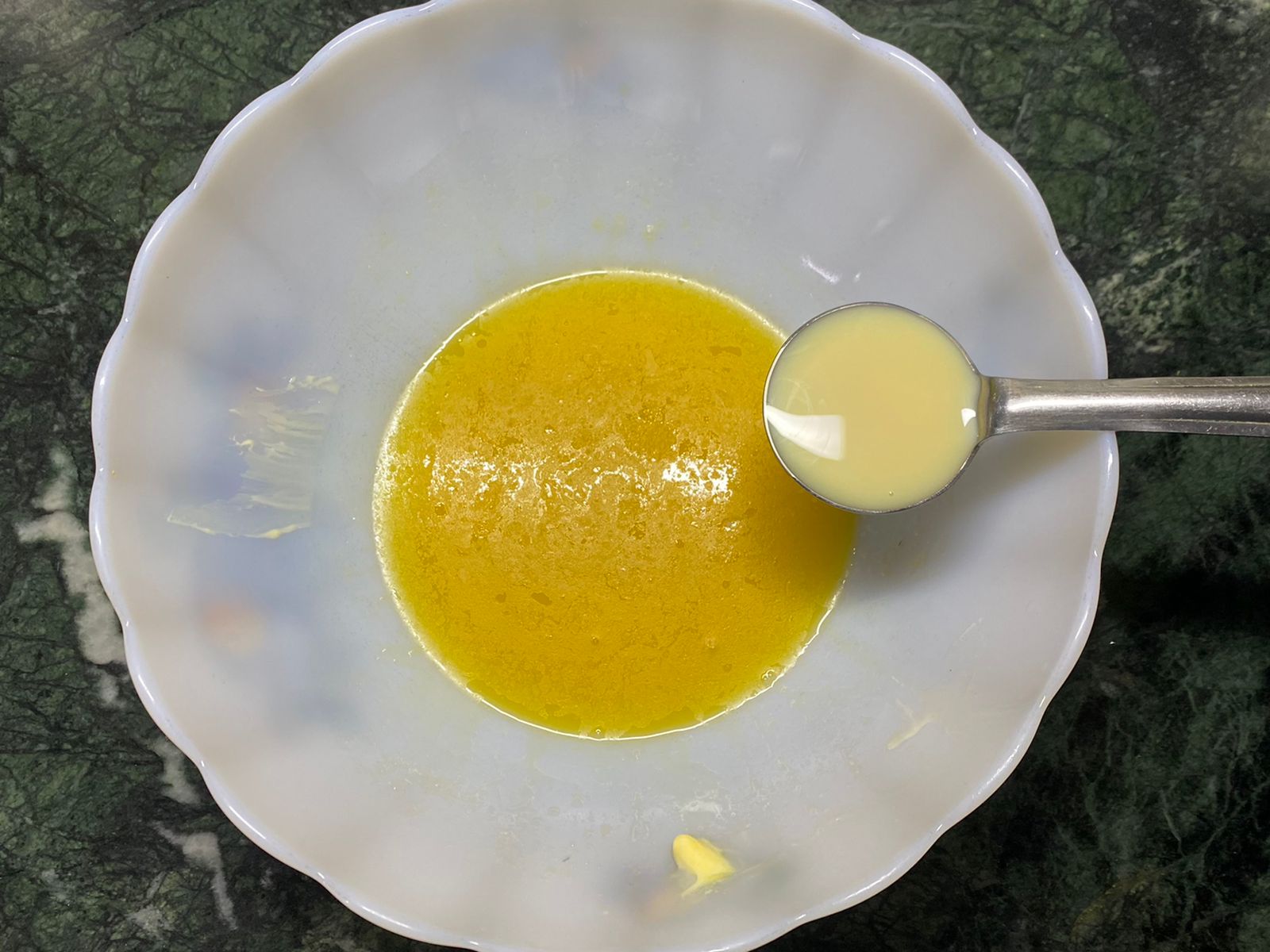 Eggless Marble Cake Recipe