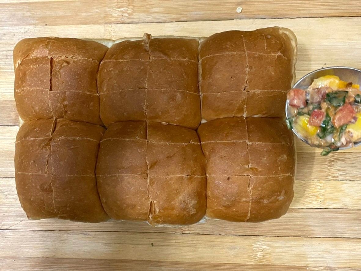 Cheesy Vegetable Pull Apart Bread Recipe