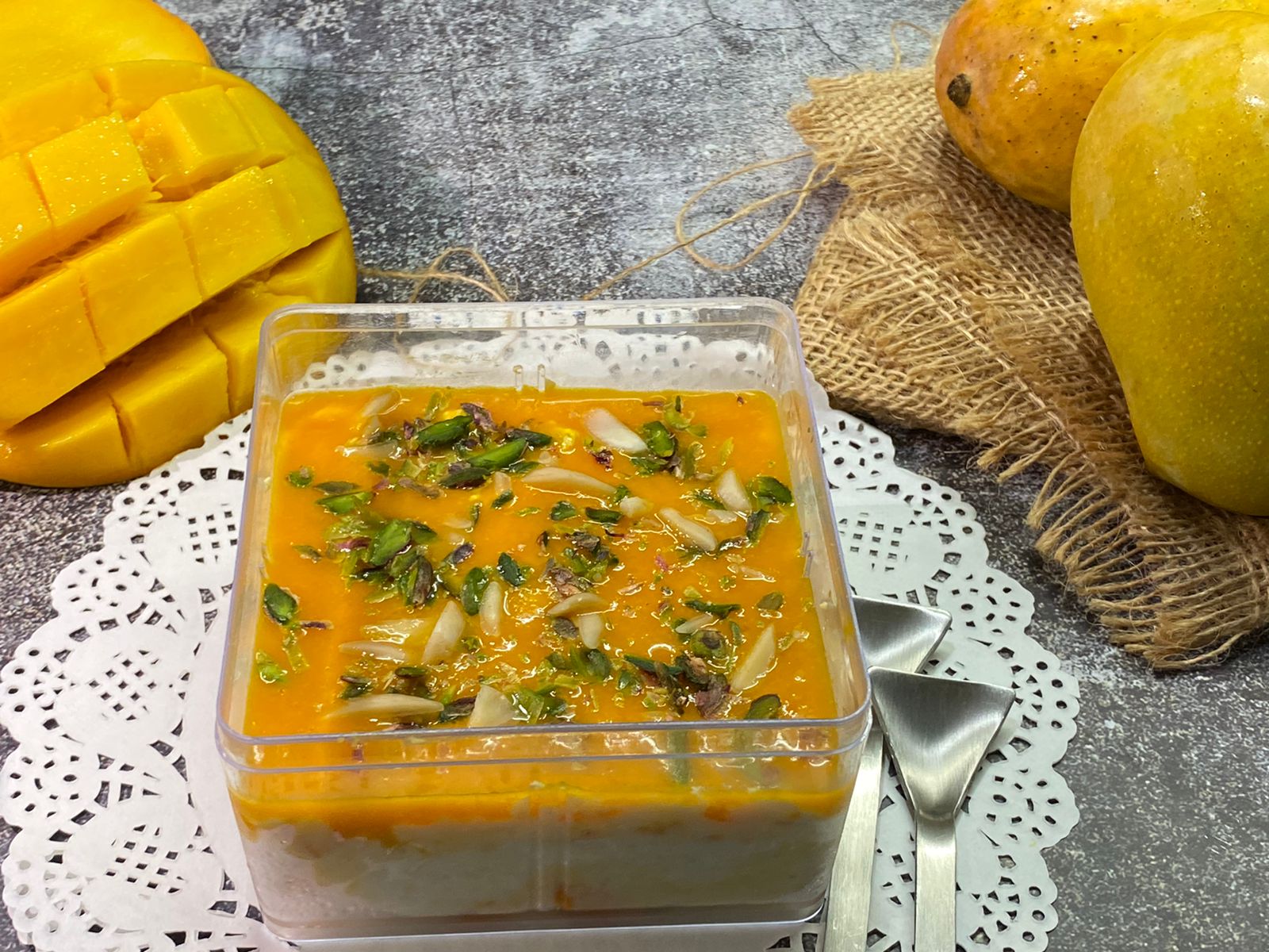 Layered Mango Sandesh Recipe