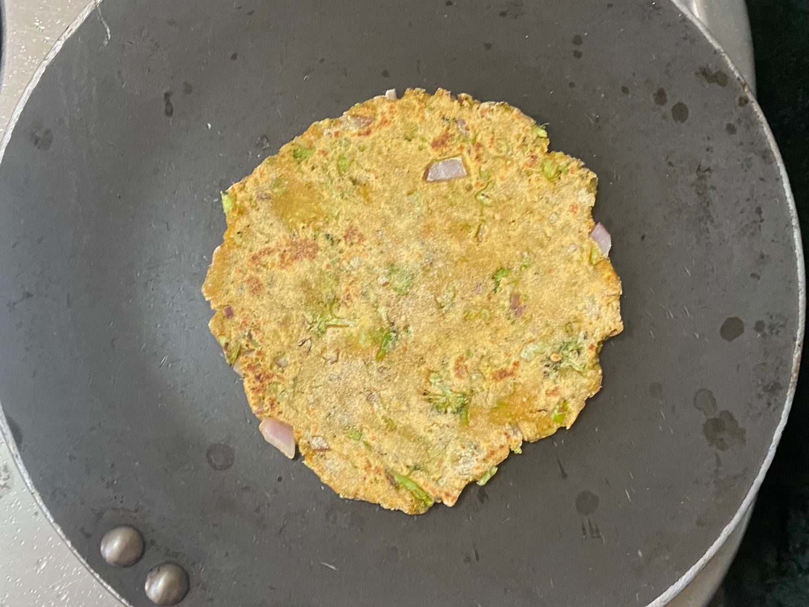 Broccoli Paneer Paratha