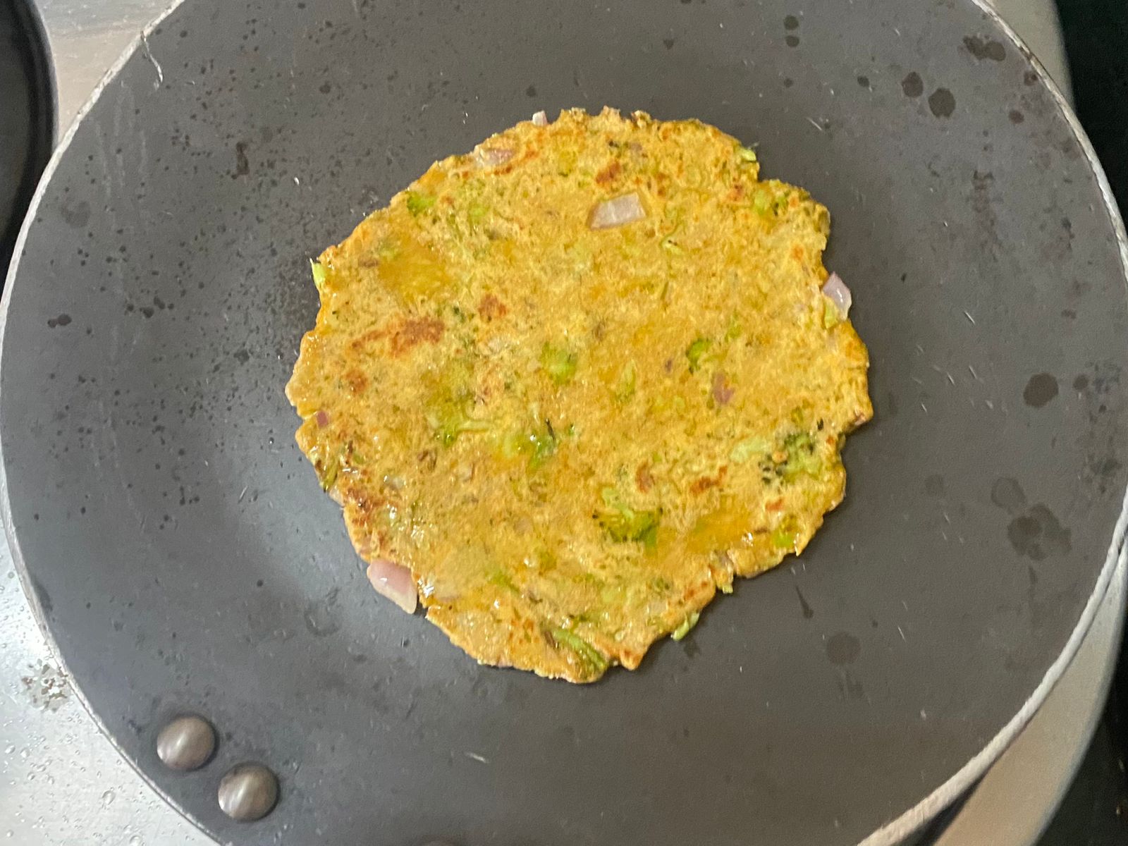Broccoli Paneer Paratha